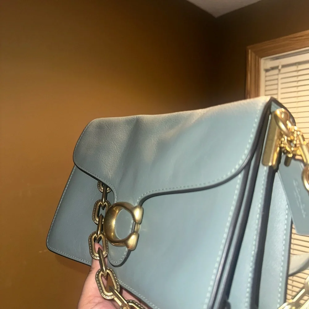 Coach Chain Tabby and Matching Zip Card Case Wallet